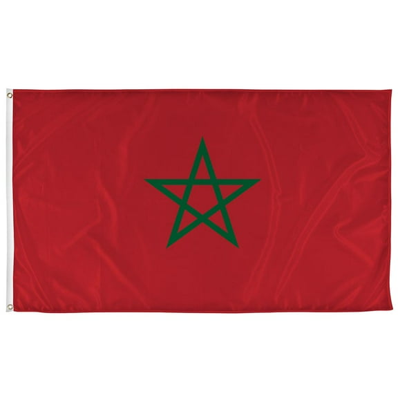 Vispronet 3ft x 5ft Morocco Flag, Outdoor Country Banner, Flag Only