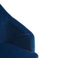 thumbnail image 5 of Homy Casa Mid-Century Modern Frosted Velvet Accent Chair - 7'9" x 10'10" Blue, 5 of 5