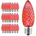 thumbnail image 5 of Wick's Outdoor Living LED C9 Red Holiday String Lights, 34 Ft, 50 Count, 5 of 13