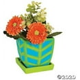 thumbnail image 2 of Do It Yourself Square Ceramic flower Pot - Craft Kits - 12 Pieces, 2 of 2