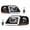 Clear lens Black Housing Amber Reflector, variant on CROSSDESIGN Clear LED Headlights & Corner Parking Lights Fit for 1997-2004 Ford F150 Expedition