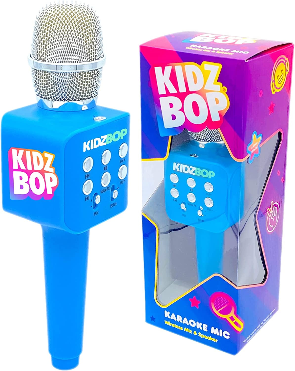 Move2Play Karaoke Microphone Bundle 1 Blue Motown Microphone Includes 1 Purple 1 All Pink 