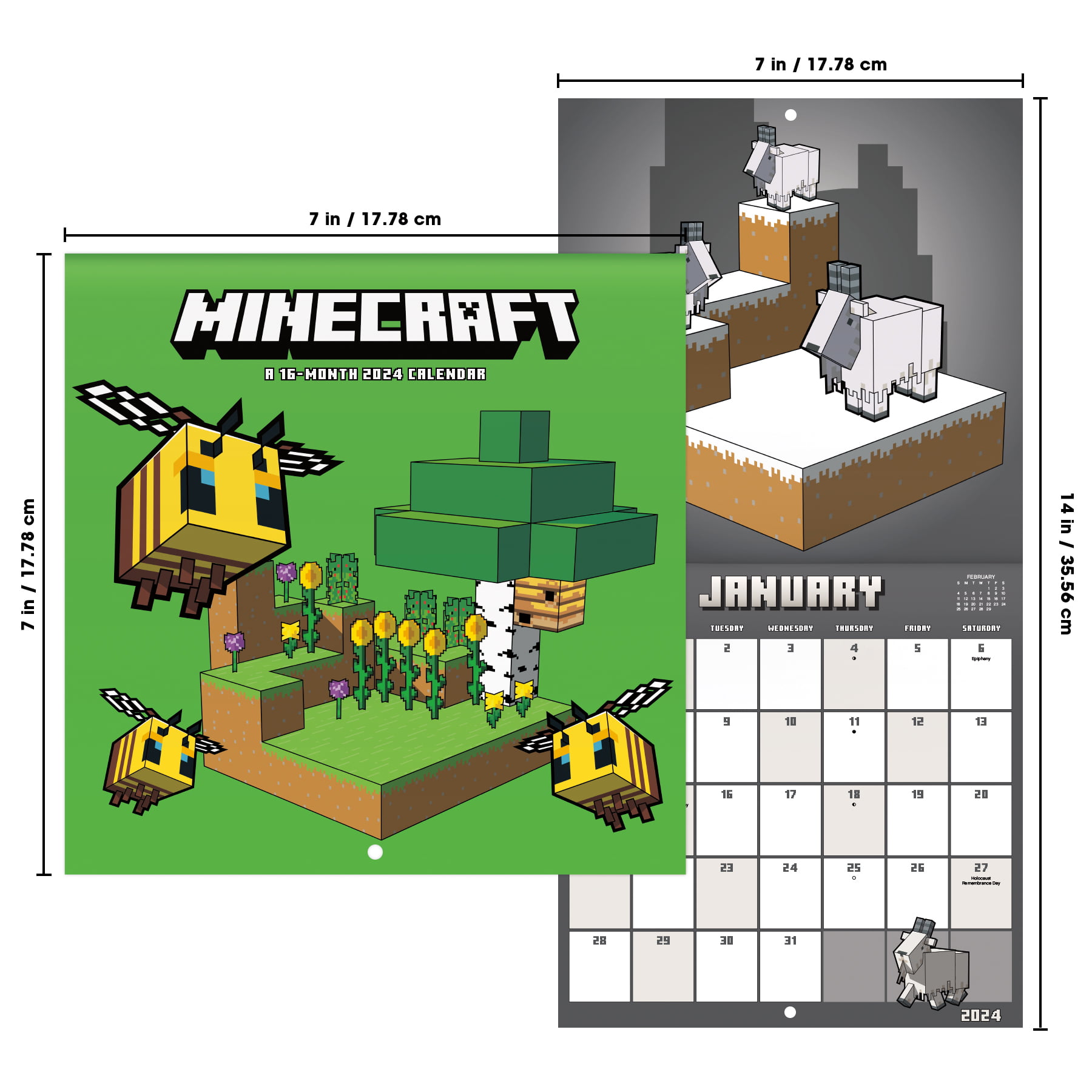 2024 Minecraft - 15 Year Anniversary Collectors Edition Calendar & Push  Pins, minecraft votação 2024 - thirstymag.com