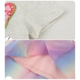 thumbnail image 5 of WIBACKER 2-7T Toddler Girls Cotton Casual Dress Sequins Butterfly Princess Tutu Dresses 2T, 5 of 8