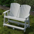 thumbnail image 3 of Wildridge Heritage Double High Adirondack, Light Gray - All-Weather Recycled Plastic Furniture for Patio, Deck, Lawn, 3 of 4