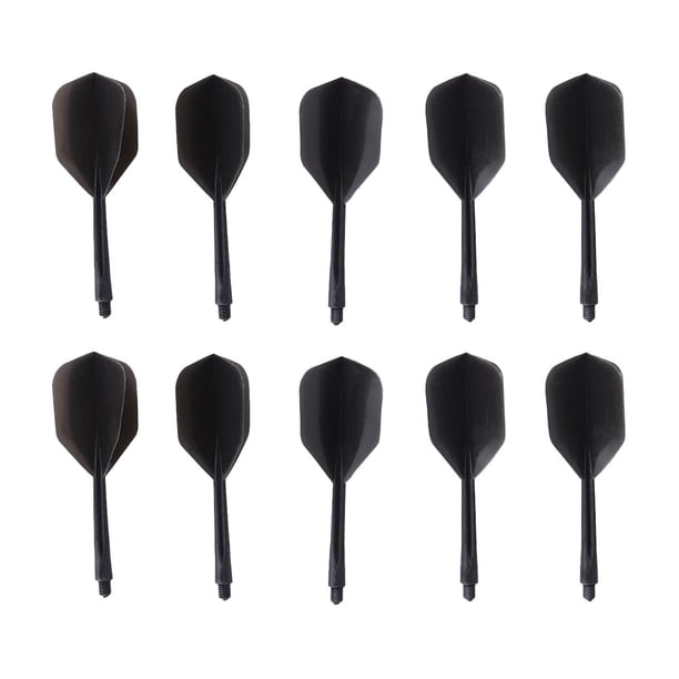 10 piezas de plumas y varillas de dardos profesionales, accesorio para dardos, varilla de dardos integrada