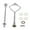 Silver, variant on VogueV 2-Tier Cupcake Tower - Adjustable Serving Tray for Events Silver