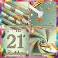 thumbnail image 4 of Decorated Happy 21st Birthday Banner Gold Star 21st Birthday Display Sparkling Design Gift Box Birthday Backdrop for 21st Birthday Party Adult Celebration Indoor Party, 4 of 9