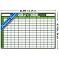 thumbnail image 3 of Fantasy Football 14 Team Draft Board Wall Poster with Push Pins, 14.725" x 22.375", 3 of 4