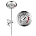 thumbnail image 1 of RUNROTOO 1Pack Silver Thermometer Meat Thermometer Stainless Steel Oil Temperature Detection Professional Chefs, 1 of 7