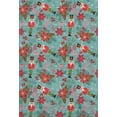 thumbnail image 2 of Addison Rugs Mayfield Premium Machine Washable Transitional Holiday Nutcracker Teal Rectangle Rug, 10' x 14', 2 of 7