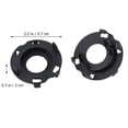 thumbnail image 3 of Miangastore Vehicle Headlight Bulb Adapter Black Plastic 8Pcs 2.2X2.2in, 3 of 8