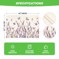 thumbnail image 3 of Sm:)e Lavender Spring Placemats Set of 4, 12 x 18 Inch, Floral Decorative Rustic Farmhouse Table Decoration for Kitchen Dinning, 3 of 7