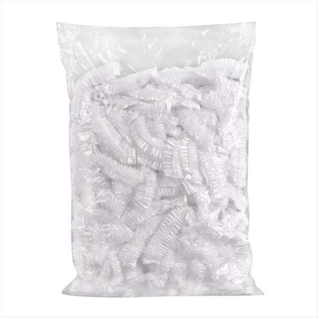 Gorro de Ducha Desechable, Gorro Elástico Impermeable con Forma, Gorro de Ducha Transparente para el Cabello de Belleza