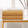 thumbnail image 3 of REGALWOVEN Cotton 2 Pack Soft Bath Towel Set, Highly Absorbant, Quick Dry, Lightweight Towel for Bathroom Orange 28" x 56", 3 of 8