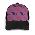 thumbnail image 3 of Naloa Leopard Print Adult adjustable Print Baseball Hat, Patchwork curved brim baseball capfor Men and Women, One Size, 3 of 5