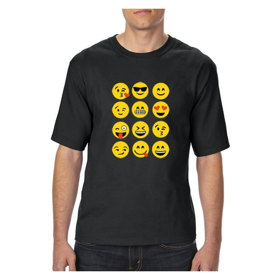 Normal is Boring - Big Men's T-Shirt, up to Tall Size 3XLT - Emoji Group