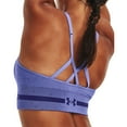 thumbnail image 3 of Under Armour Women's Seamless Low Impact Long Sports Bra, (200) Taupe Dusk / / Black, X-Large, 3 of 5