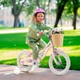 thumbnail image 1 of Gymax 14'' Retro Style Kids Bike Bicycle w/ Height Adjustable Handlebar & Seat Pink, 1 of 9