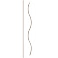thumbnail image 3 of Ekena Millwork 47"H x 1"T Ozark PVC Adjustable Decorative Slat Wall Panel Kit, Unfinished (contains 8 Slats + 1 Straight Edge Starter Slat), 3 of 15