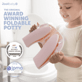 thumbnail image 5 of Jool Baby Folding Travel Potty Training Seat for Toddlers, Fits Round & Oval Toilets, Non-Slip Suction Cups, Includes Free Travel Bag (Pink), 5 of 5