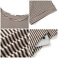 thumbnail image 4 of UVN Summer Dresses for Women Striped T Shirt Dress Casual Midi Dress Short Sleeve Sundress with Pockets, 4 of 7