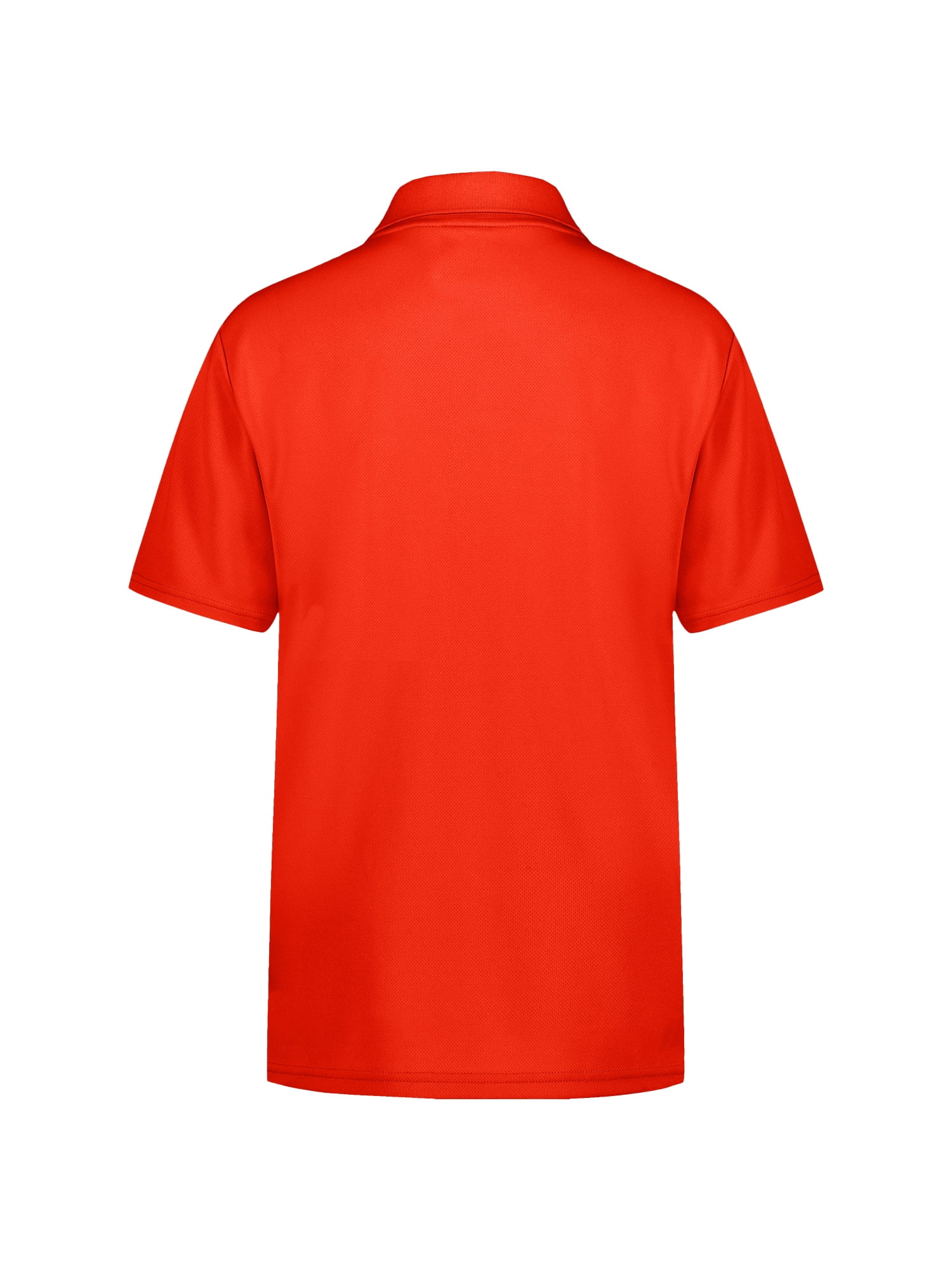 Wonder Nation Boys School Uniform Short Sleeve Performance Polo Shirt, Sizes 4-18 & Husky