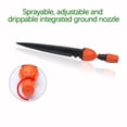 thumbnail image 5 of Adjustable Drip & Spray Integrated Nozzle 7.09in Automatic Garden Sprinkler with 1.3in Atomizer 0-31.7GPH Irrigation Kit for 4mm/6mm Hose (PP+POM Plastic)​, 5 of 9