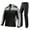 Black & Grey, variant on Rain Waterproof Motorcycle Rain Suit Men Women Cycle Rain Gear Jacket And Pants With Storage Bag