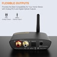 thumbnail image 4 of 1Mii HiFi Bluetooth 5.3 Music Receiver for Home Stereo with LDAC, Bluetooth Audio Adapter with Audiophile DAC aptX HD, RCA Optical Output for AV Recei, 4 of 7