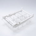 thumbnail image 1 of Square Refrigerator Storage Box Reusable Plastic Kitchen Food Fruit and Vegetable Fresh Keeping Case with Cover - Eight Grids, 1 of 2