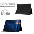 thumbnail image 4 of for Amazon Fire HD10/HD10 Plus 13th/11th Generation 10.1" 2023/2021 Case PU Leather Folio Tablet Cover, Smart Auto Wake/Sleep Flip Stand Case Embossed Pattern Magnetic Clasp Protective Case, Black, 4 of 9