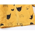thumbnail image 5 of Odeerbi Toddler Winter Coat Kids Boys Girls Outerwear Jackets Baby Grils Autumn Print Jacket Zipper Hooded Windproof Coat Yellow, 5 of 8