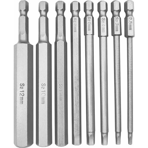 Pieces Hexagonal Screwdriver Bit Set, Magnetic Screwdriver Bit