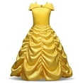 thumbnail image 1 of Belle Princess Costumes Dress Layered Off Shoulder Dress up for Party Halloween, 1 of 5