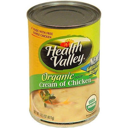 Health Valley Cream Of Chicken Soup, 14.5 oz (Pack of