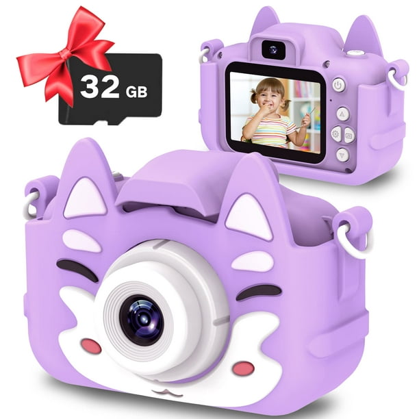 Goopow Kids Camera Toys for 3-8 Year Old Boys,Children Digital Video  Camcorder Camera with Cartoon Soft Silicone Cover, Best Chritmas Birthday