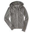 thumbnail image 1 of Sudadera con capucha Aeropostale Heathered FZ para mujer gris XS Sudadera, 1 of 1