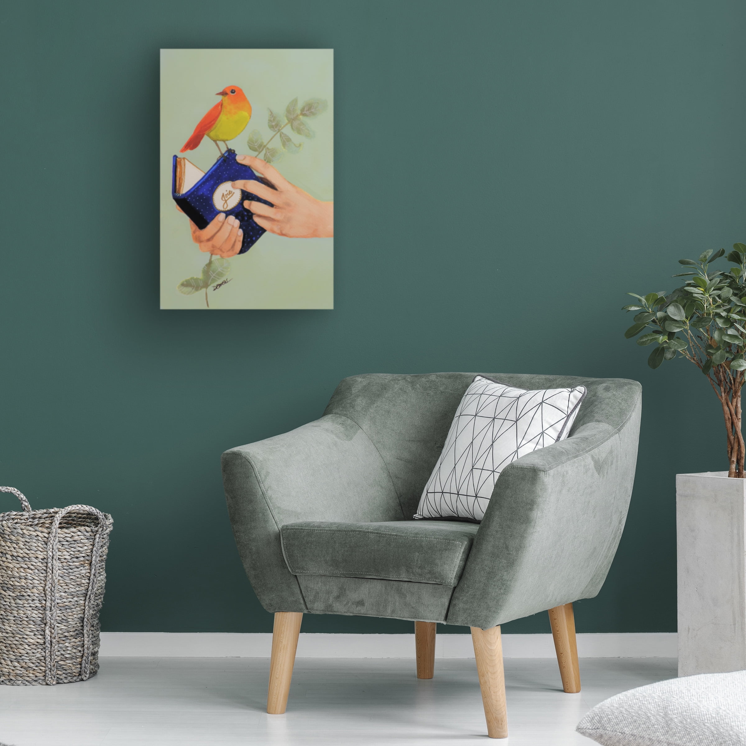 Sylvie Demers 'Livre De Joie' Canvas Art