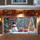 thumbnail image 5 of Gran pancarta navideña para puerta de garaje | Decoración para fiestas navideñas | Decoración para exteriores | Decoración de pared para interiores | Tela de poliéster con ojales | 3,96 x 1,80 m, 5 of 6