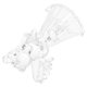 thumbnail image 5 of Adorno de cristal transparente, exquisito colgante de ángel rezando, 5 of 7