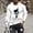 White, variant on Zylanna Men's Long Sleeve T-Shirts, Halloween Print Crew Neck Loose Activewear Casual Tops for Men Gray
