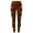Coffee, variant on Fiaer Women's Leggings Plus Size Stretch Tummy Control Yoga Pants High Waisted Printed Comfort Solid Color Tight Workout Trousers Khaki XL