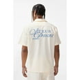 thumbnail image 3 of Jordan Craig Men Oakland Mechanic Embroidered Camp Shirt (Cream), 3 of 4