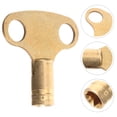 thumbnail image 2 of SHISUYAN Radiator Valve Key Exhaust Valve Plumbing Tool Faucet Wrench Metal Radiator Key Water Key Tool, 2 of 9