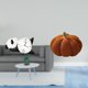 thumbnail image 2 of Reloj De Pared Moderno Con Forma De Calabaza Y Adorable Panda, Y Cojín De Felpa Para Sofá. Decoración Práctica Y Resistente Para El Hogar, Ideal Para La Sala De Estar O El Dormitorio., 2 of 8