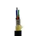 thumbnail image 2 of 500ft Black Armored 6 Strand Fiber Optic Cable OM1 62.5/125, Corning InfiniCor, Indoor/Outdoor Riser Rated, 2 of 8