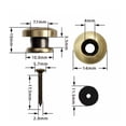 thumbnail image 2 of 2 uds. Cerradura de correa de guitarra de Metal Pin de correa de guitarra accesorios de instrumentos musicales, 2 of 7