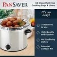pansaver ez clean multiuse cooking bags slow cooker liners, 25 count
