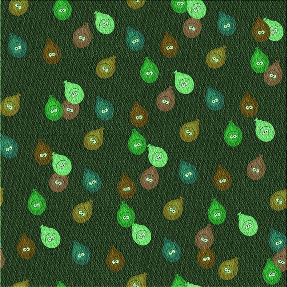 Ahgly Company Machine Washable Indoor Square Transitional Dark Forest Green Area Rugs, 6' Square